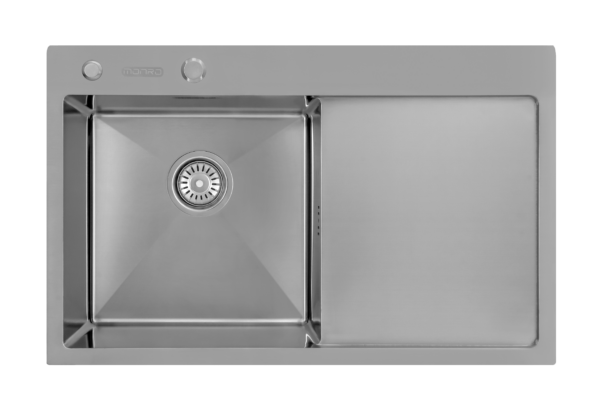 Мийка MC-S7849H Satin HDE (2.7/1.0/220) з крилом, чаша злiва, з отвором