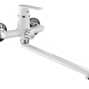 Ванна змішувач CLOE 5356355CW-30F Chrome+White Ванна змішувач CLOE 5356355CW-30F Chrome+White