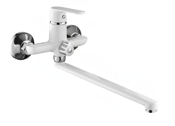Ванна змішувач CLOE 5356355CW-30F Chrome+White Ванна змішувач CLOE 5356355CW-30F Chrome+White
