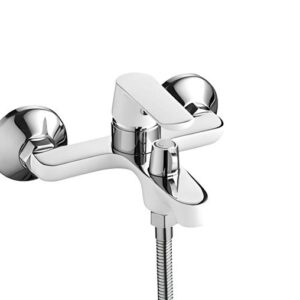 Ванна змішувач CLOE 6374355CW Chrome+White Ванна змішувач CLOE 6374355CW Chrome+White