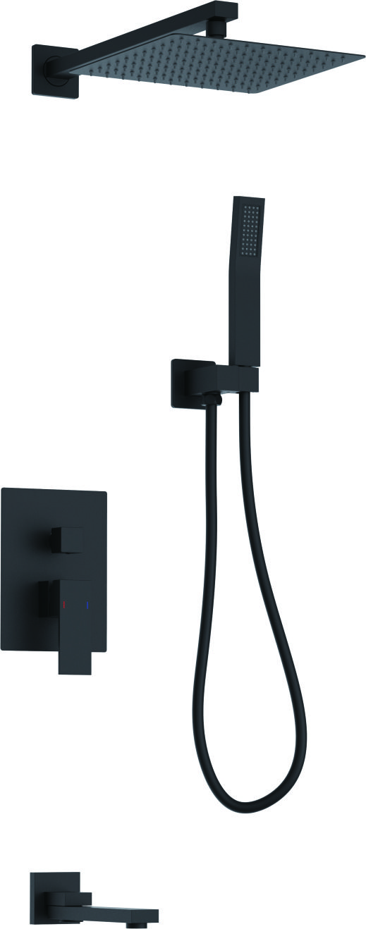 Душова система прихованого монтажу BERYL 8313332B-R 1002 Black Душова система прихованого монтажу BERYL 8313332B-R 1002 Black