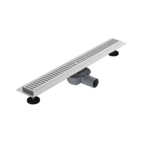 Трап 04E INOX SS304L Double lock 70*700 мм ASG (верт.лінії)