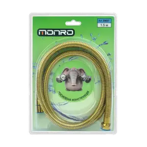 Шланг душ MONRO 1.5 м ЗОЛОТО WT-J150 (посиленний.слоник)