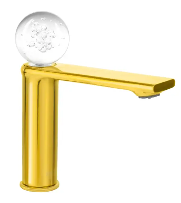 Умивальник змішувач Dream Crystal 27001G Gold космос