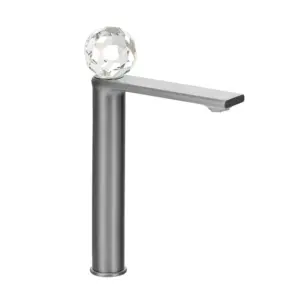 Умивальник змішувач високий Dream Crystal 27002GG GunGray Умивальник змішувач високий Dream Crystal 27002GG GunGray