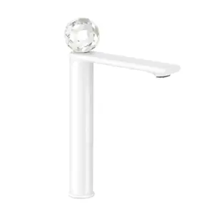 Змішувач для умивальника високий MONE Deluxe 27002W Dream Crystal White Змішувач для умивальника високий MONE Deluxe 27002W Dream Crystal White