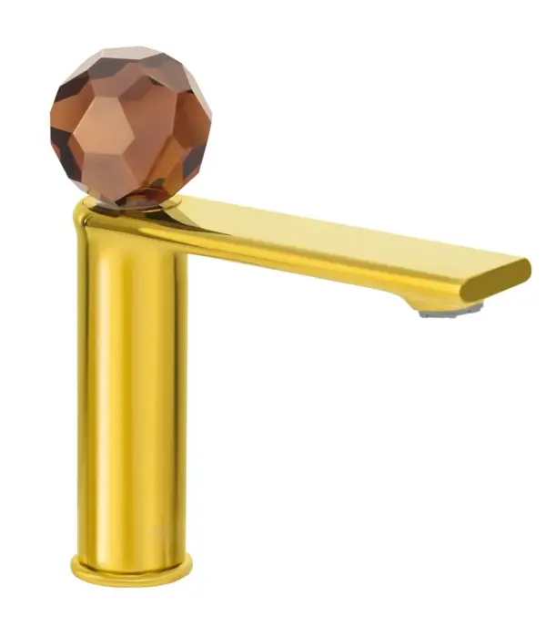 Умивальник змішувач Dream Crystal 27001GFB Gold Fb Brown
