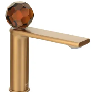 Умивальник змішувач Dream Crystal 27001RGFB Rose Gold Fb Brown Умивальник змішувач Dream Crystal 27001RGFB Rose Gold Fb Brown