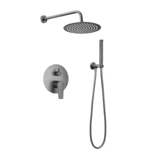 Душовий змішувач MONE Deluxe прихованого монтажу 8302382GR Gun Grey Душовий змішувач MONE Deluxe прихованого монтажу 8302382GR Gun Grey