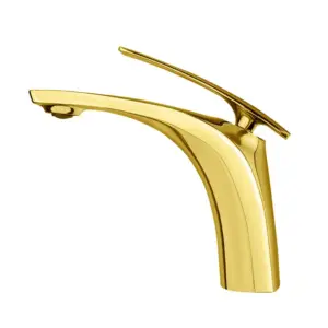 Змішувач для умивальника MONE Deluxe OLIVIA 60231TG Gold Змішувач для умивальника MONE Deluxe OLIVIA 60231TG Gold