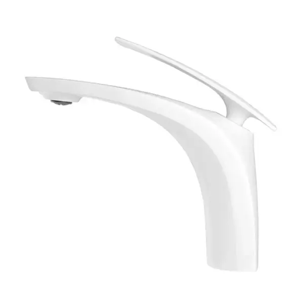 Змішувач для умивальника MONE Deluxe OLIVIA 60231W White
