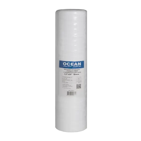 Картридж шнуровий ВВ20 OCEAN (4,5"x20") 10 мкм Картридж шнуровий ВВ20 OCEAN (4,5"x20") 10 мкм