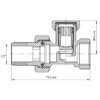 Кран вентильний 1/2x1/2 Koer KR.904 Кран вентильний 1/2x1/2 Koer KR.904