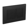 Панель змиву KOER KT-0602-05 240x160x10mm пластикова, кнопка квадратна (колір чорний матовий) Панель змиву KOER KT-0602-05 240x160x10mm пластикова, кнопка квадратна (колір чорний матовий)