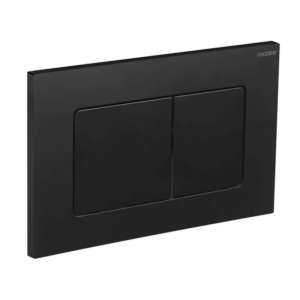 Панель змиву KOER KT-0602-05 240x160x10mm пластикова, кнопка квадратна (колір чорний матовий) Панель змиву KOER KT-0602-05 240x160x10mm пластикова, кнопка квадратна (колір чорний матовий)
