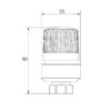 Термоголовка M30x1.5 Koer KR.1334 Термоголовка M30x1.5 Koer KR.1334