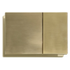 Панель змиву KOER KT-0610-12 240x160x32mm пластикова, кнопка квадратна (колір матове золото) Панель змиву KOER KT-0610-12 240x160x32mm пластикова, кнопка квадратна (колір матове золото)
