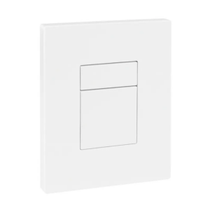 Панель змиву KOER KT-0607-03 157x198x3mm пластикова, кнопка квадратна (колір білий) Панель змиву KOER KT-0607-03 157x198x3mm пластикова, кнопка квадратна (колір білий)