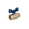 Кран кульовий Koer 3/4" ГШМ (KR.218.B) синій Кран кульовий Koer 3/4" ГШМ (KR.218.B) синій