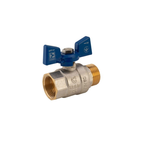 Кран кульовий Koer 3/4" ГШМ (KR.218.B) синій Кран кульовий Koer 3/4" ГШМ (KR.218.B) синій
