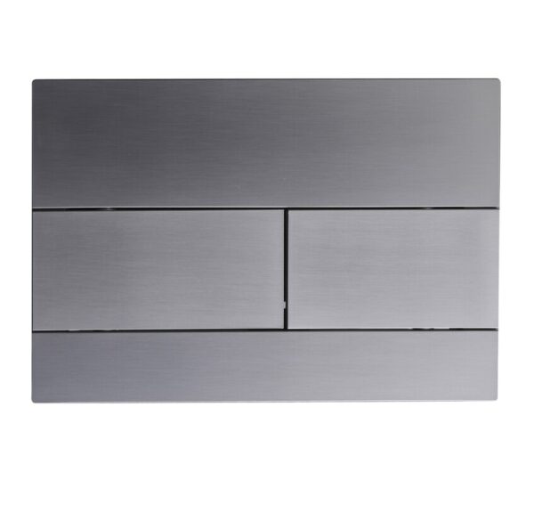 Панель змиву KOER KT-0603-07 240x160x10mm пластикова, кнопка лінійна (колір графіт) Панель змиву KOER KT-0603-07 240x160x10mm пластикова, кнопка лінійна (колір графіт)