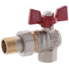 Кран з американкою 1/2" (Koer KR.228) кутовий Кран з американкою 1/2" (Koer KR.228) кутовий