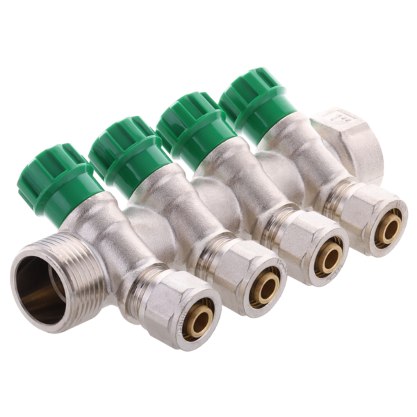 Колектор для теплої підлоги Koer KR.1124-4 1"x4 ways Колектор для теплої підлоги Koer KR.1124-4 1"x4 ways