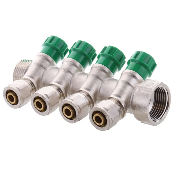 Колектор для теплої підлоги Koer KR.1124-4 1"x4 ways Колектор для теплої підлоги Koer KR.1124-4 1"x4 ways
