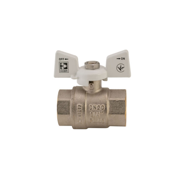 Кран кульовий Koer 3/4" ГГМ (KR.217.W) білий Кран кульовий Koer 3/4" ГГМ (KR.217.W) білий