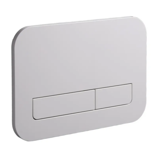 Панель змиву KOER KT-0609-03 240x160x7mm пластикова, кнопка лінійна (колір білий) Панель змиву KOER KT-0609-03 240x160x7mm пластикова, кнопка лінійна (колір білий)