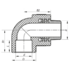 Кут ЗР 32x1M PPR Koer K0122.PRO Кут ЗР 32x1M PPR Koer K0122.PRO