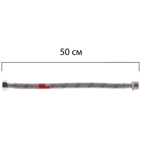 Гнучке підведення KOER KH-01-FM1/2"- 500 нержавійка ГШ-050 см Гнучке підведення KOER KH-01-FM1/2"- 500 нержавійка ГШ-050 см