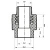З'єднувальна муфта ЗР 25x1/2M PPR Koer K0096.PRO