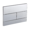 Панель змиву KOER KT-0603-01 240x160x10mm пластикова, кнопка лінійна (колір хром) Панель змиву KOER KT-0603-01 240x160x10mm пластикова, кнопка лінійна (колір хром)