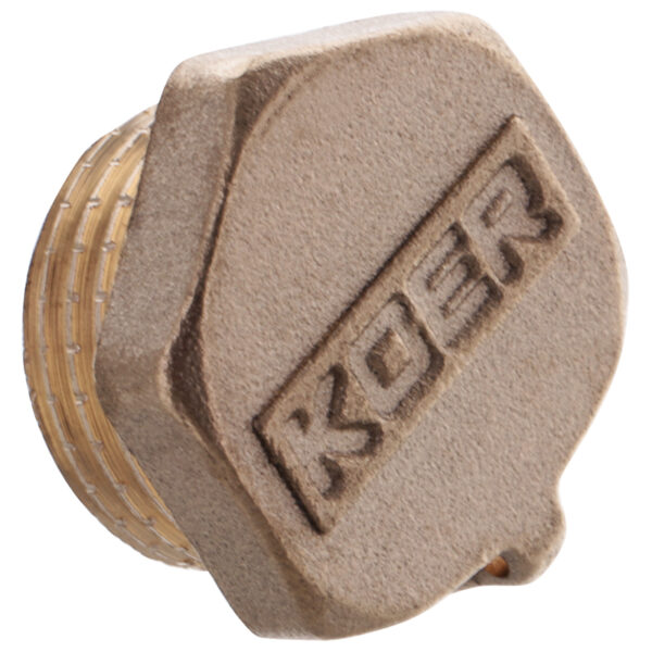 Заглушка Koer KF.P06M.WN - 1/2'' Н (без нікелю) Заглушка Koer KF.P06M.WN - 1/2'' Н (без нікелю)