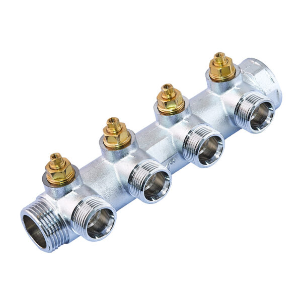 Колектор для теплої підлоги Koer KR.1127-4 - 1"x4 - 3/4 Ways (євроконус-площина) Колектор для теплої підлоги Koer KR.1127-4 - 1"x4 - 3/4 Ways (євроконус-площина)