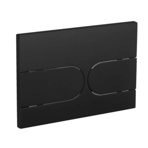Панель змиву KOER KT-0604-05 240x160x10mm пластикова, кнопка закруглена (колір чорний матовий) Панель змиву KOER KT-0604-05 240x160x10mm пластикова, кнопка закруглена (колір чорний матовий)