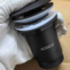 Донний клапан для раковини з переливом KOER PW-07-05 автоматичний (Click-Clack) (Колір чорний) 1 1/4'' Донний клапан для раковини з переливом KOER PW-07-05 автоматичний (Click-Clack) (Колір чорний) 1 1/4''