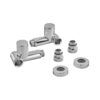 Комплект кранів рушникосушарки кутовий M1/2''xM1/2'' під ТЕН хромований KOER KR.SET.551 Комплект кранів рушникосушарки кутовий M1/2''xM1/2'' під ТЕН хромований KOER KR.SET.551