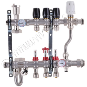 Колектор з вбудованим змішув. вузлом Koer KR.S1013-3 1" х3 SUS304 і євроконус 3/4-16 Колектор з вбудованим змішув. вузлом Koer KR.S1013-3 1" х3 SUS304 і євроконус 3/4-16