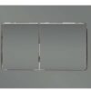 Панель змиву KOER KT-0602-07 240x160x10mm пластикова, кнопка квадратна (колір графіт) Панель змиву KOER KT-0602-07 240x160x10mm пластикова, кнопка квадратна (колір графіт)