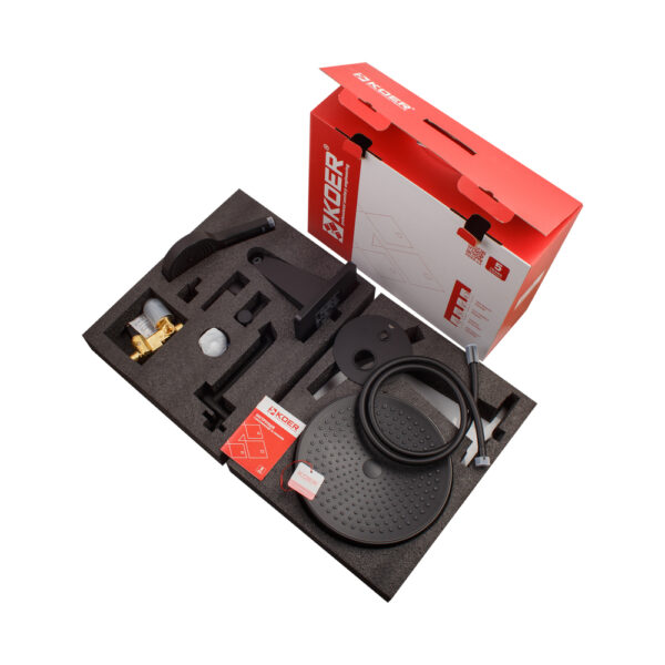 Душова система вбудована KOER KB-66029-05, 3 функції (Колір чорний) Душова система вбудована KOER KB-66029-05, 3 функції (Колір чорний)