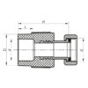Муфта з накидною гайкою 25x3 /4F PPR Koer K0142.PRO Муфта з накидною гайкою 25x3 /4F PPR Koer K0142.PRO