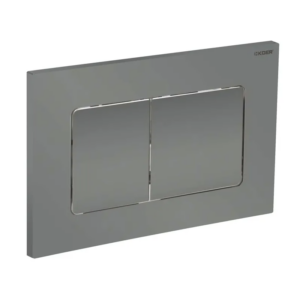 Панель змиву KOER KT-0602-07 240x160x10mm пластикова, кнопка квадратна (колір графіт) Панель змиву KOER KT-0602-07 240x160x10mm пластикова, кнопка квадратна (колір графіт)