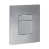 Панель змиву KOER KT-0607-01 157x198x3mm пластикова, кнопка квадратна (колір хром)