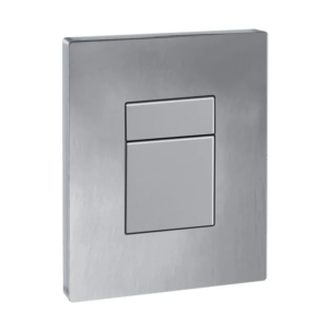 Панель змиву KOER KT-0607-01 157x198x3mm пластикова, кнопка квадратна (колір хром)