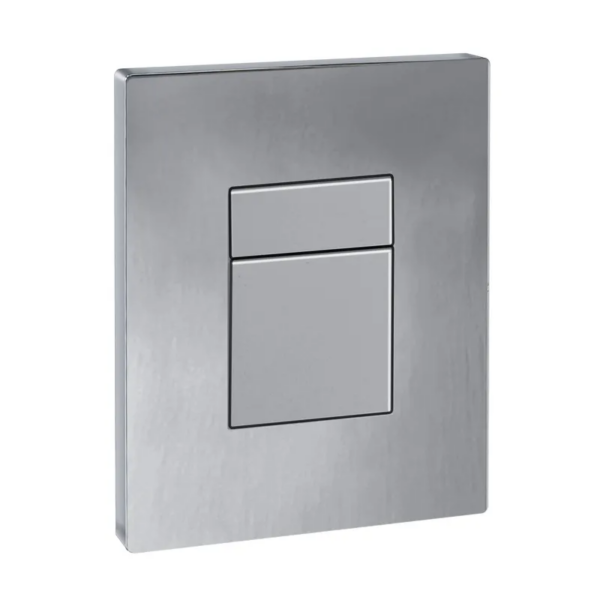 Панель змиву KOER KT-0607-01 157x198x3mm пластикова, кнопка квадратна (колір хром)