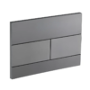 Панель змиву KOER KT-0603-07 240x160x10mm пластикова, кнопка лінійна (колір графіт) Панель змиву KOER KT-0603-07 240x160x10mm пластикова, кнопка лінійна (колір графіт)