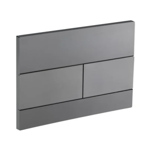 Панель змиву KOER KT-0603-07 240x160x10mm пластикова, кнопка лінійна (колір графіт) Панель змиву KOER KT-0603-07 240x160x10mm пластикова, кнопка лінійна (колір графіт)