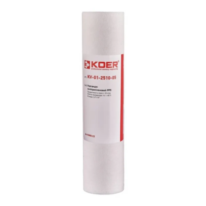 Картридж поліпропіленовий PP5 2,5"х10" KOER KV-01-2510-05 (старий артикул KV.0005) Картридж поліпропіленовий PP5 2,5"х10" KOER KV-01-2510-05 (старий артикул KV.0005)